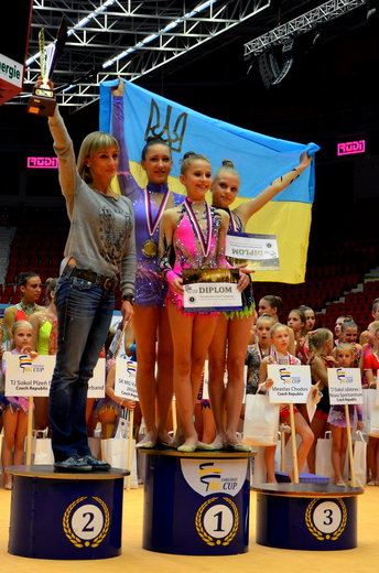 Carlsbad RG Cup - vítězné družstvo Ukrajinek.JPG