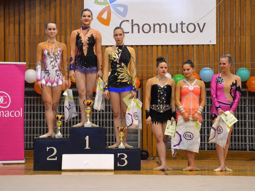 Chomutovský pohár - první Kristina a druhá Anna.JPG