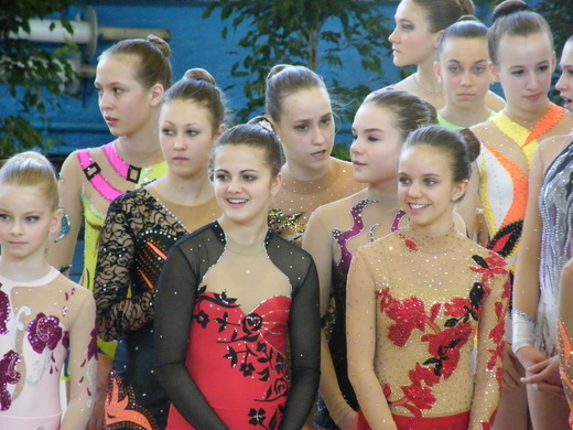 Goodwill Cup Praha 2012 - slavnostní nástup moderních gymnastek