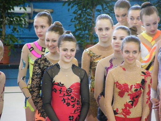 Goodwill Cup Praha 2012 - slavnostní nástup moderních gymnastek