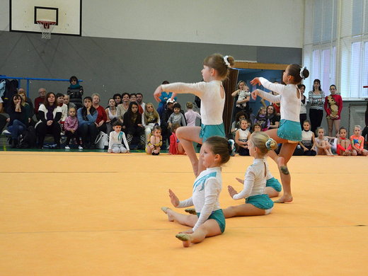 Vánoční exhibice 2013 - pódiovka Sluníček v plném proudu.jpg