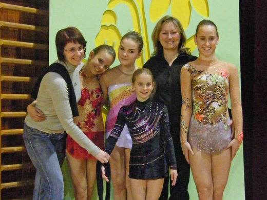 Žďárská sněženka 2012 - společně s trenérkami, MG KV